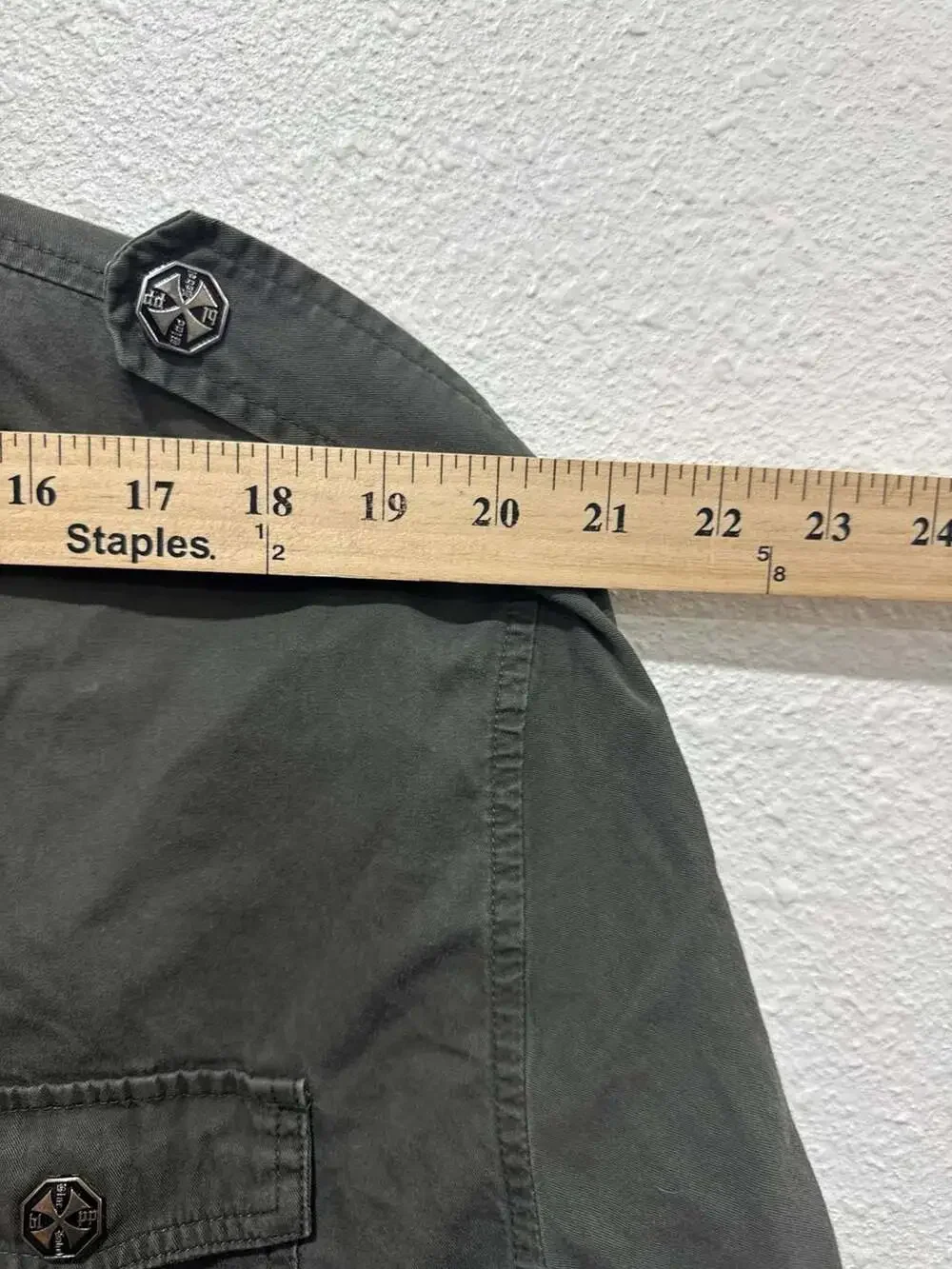 Blac Label 1968 Embroidered Military Field Jacket Grey